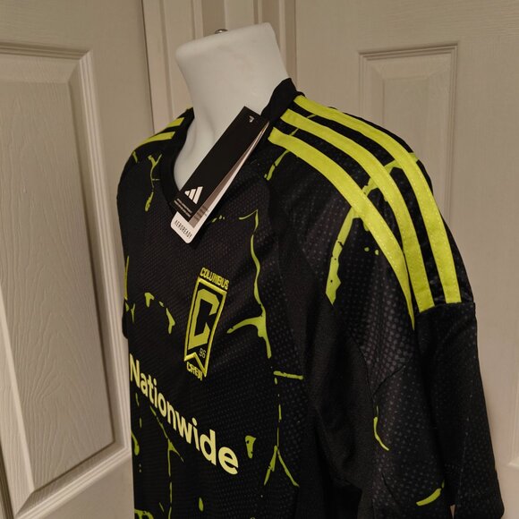 Adidas Columbus Crew Away Jersey 24/25 NWT Men's Sizes S - XL Black MLS Soccer - Picture 9 of 16